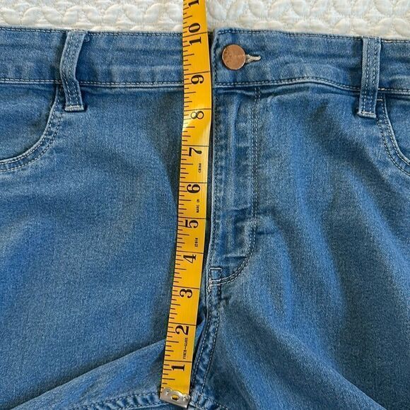 &Denim Women’s Jeans Factory Faded Stretch High Waisted Size 16 Plus - Picture 5 of 10